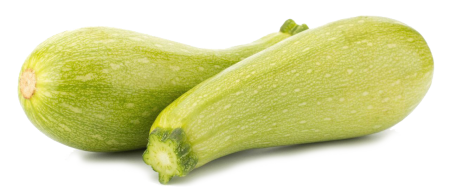 Кабачок на белом фоне