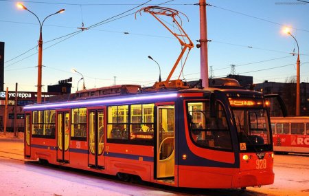 Трехсекционный трамвай 24 Самара