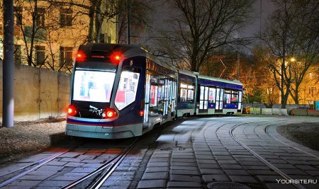 Красивый трамвай