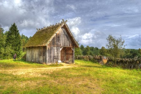 Сарай в деревне