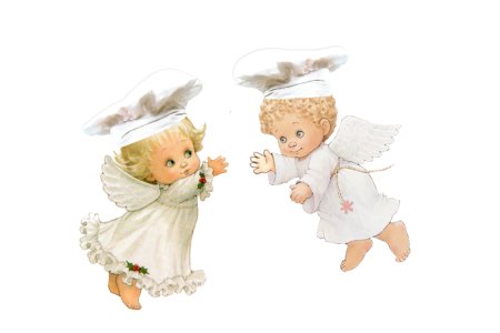 Ангел на прозрачном фоне