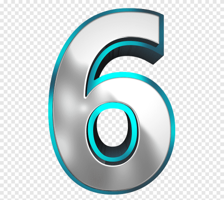 Цифра 6 3d