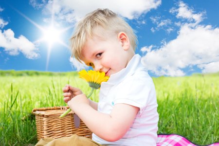 Небо лето дети