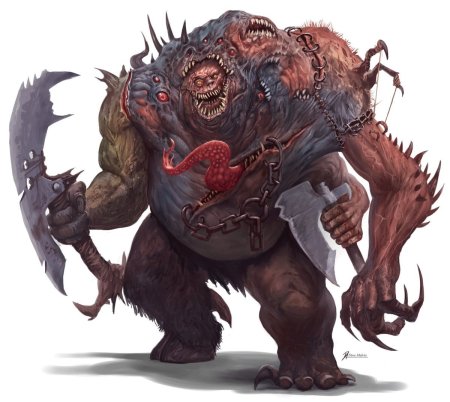 DND двухголовый огр