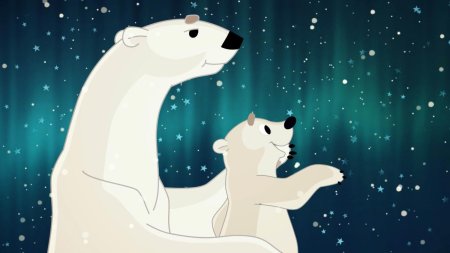 Кадр из мультика Умка