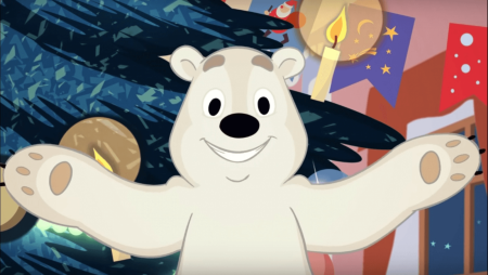 Мультфильмы о белом медвежонке - "Умка"