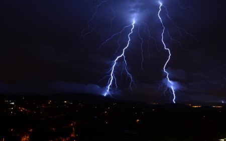 Красивая молния