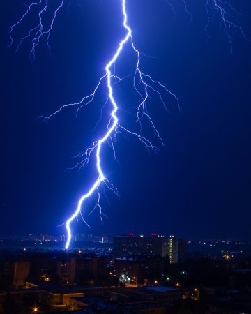 Разряд молнии