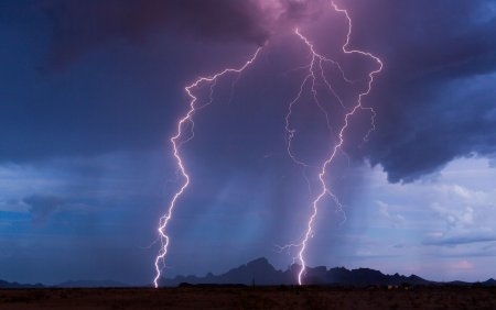 Разряд молнии