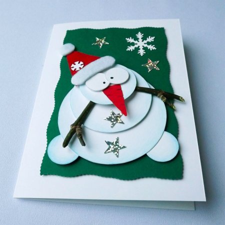 Открытки на новый год своими руками