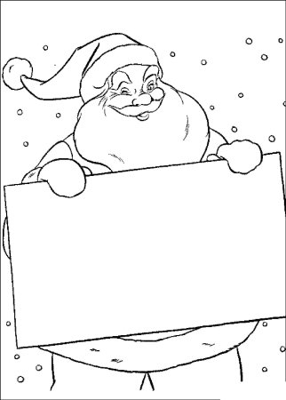 Раскраска Рождество на английском