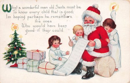 Новогодняя открытка по английскому языку