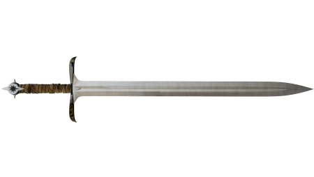 Меч на прозрачном фоне