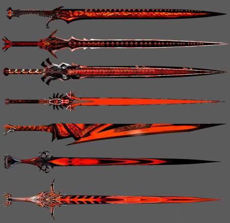 Клинок катана референс