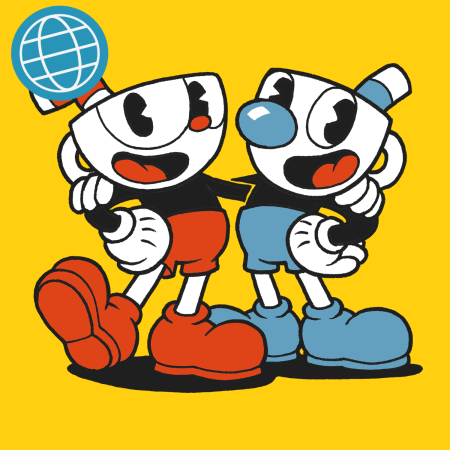 Cuphead and Mugman