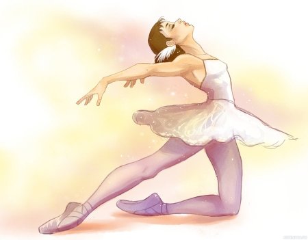 Балерина рисунок