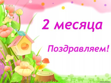 2 Месяца девочке поздравления