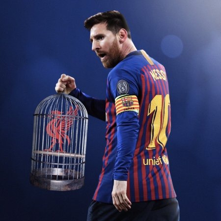 Лионель Месси в новой форме Барселоны 2020