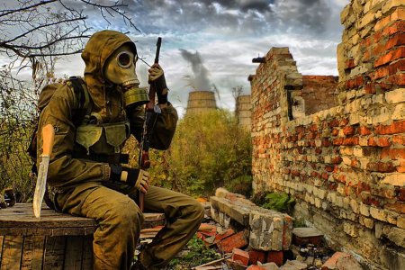Сталкер Припять противогаз