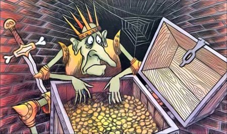 Кощей Бессмертный над златом