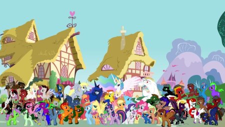 My little Pony Ponyville
