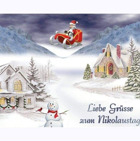 Святой Николай на немецком языке