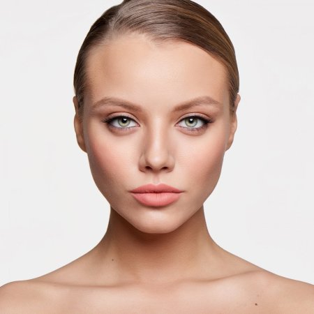 Женское лицо анфас