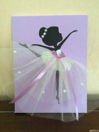 Поделка балерина