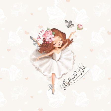 Постер балерина