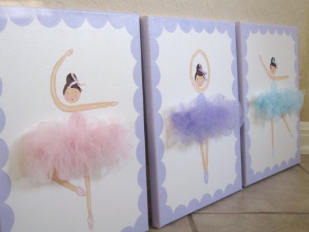 Панно балерины в детскую