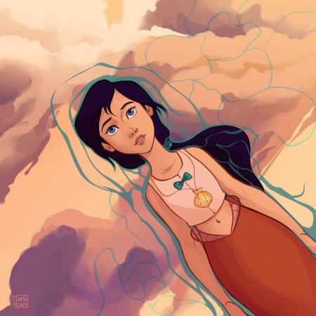 Русалочка Мелоди арт