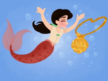 Медальон Мелоди Русалочка