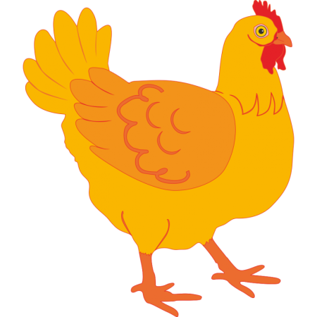 Курица рисунок