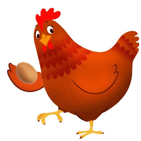Курица рисунок