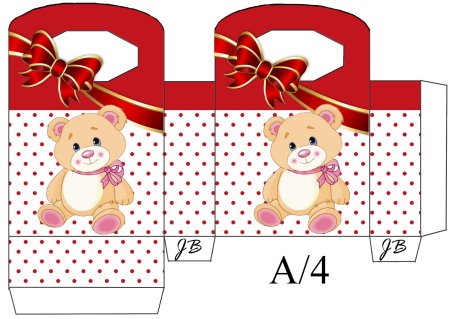 Распечатка коробочки для подарка