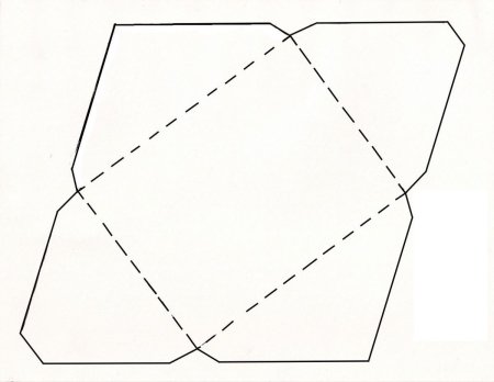 Трафарет конверта