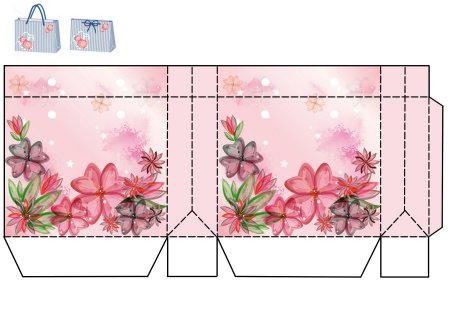 Коробочки шаблоны для печати