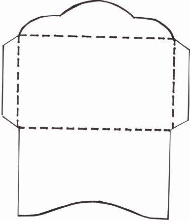 Трафарет конверта