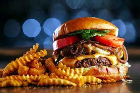 Красивый гамбургер