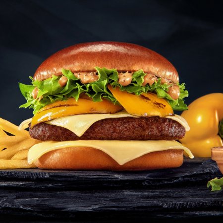 Аппетитный бургер