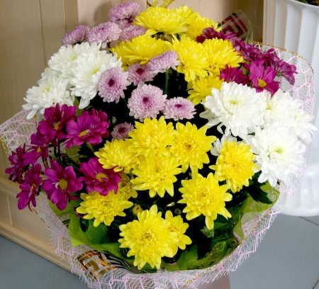 Хризантема Этна букет