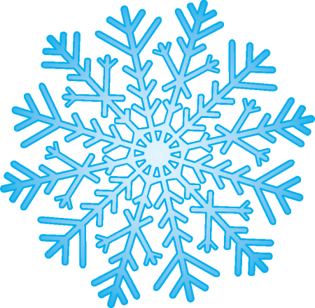 Снежинки на белом фоне