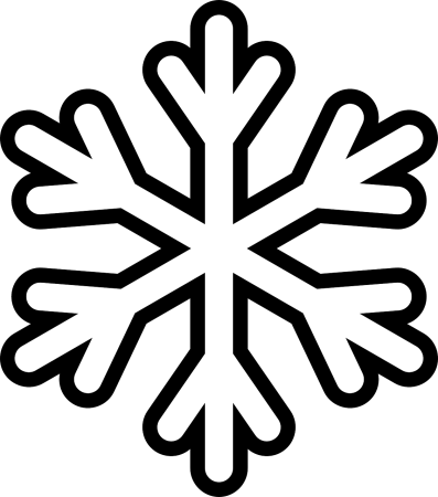 Трафарет «снежинки»