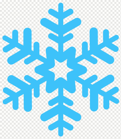 Снежинки на прозрачном фоне