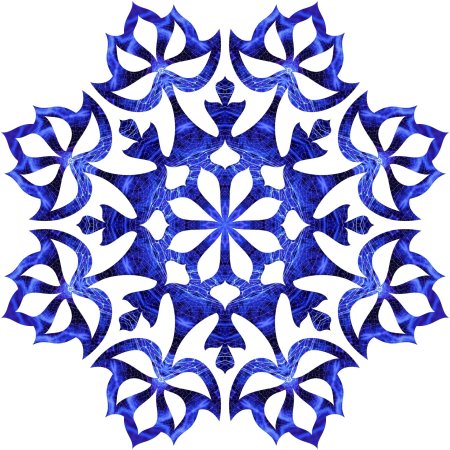 Снежинки на белом фоне