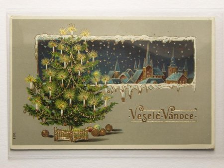 Vesele Vanoce! Старинные открытки