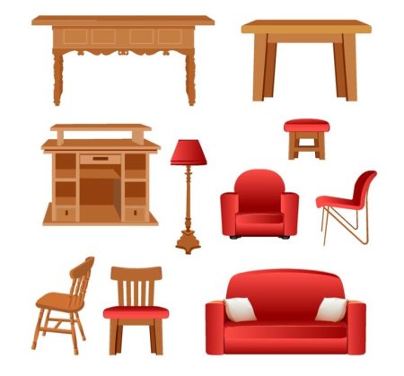 Предметы мебели
