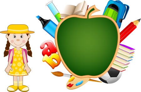 Школьные картинки на прозрачном фоне