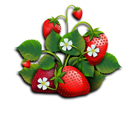 Клубника мультяшная