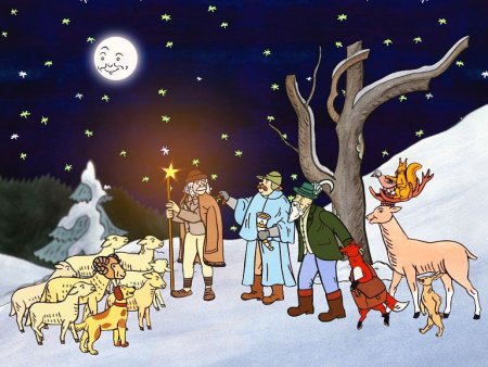 Рождественские открытки Чехии